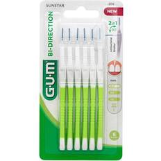 Fils Dentaires et Cure-Dents GUM Bi-Direction 0,7 mm 6 Pièces