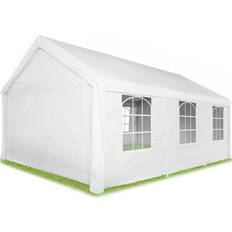 Bon_marché Pavillons et Accessoires tectake Tonnelle Jasko 6 x 4 m Système À Clic 4 éléments Latéraux Amovibles Avec Protection Contre les Rayons UV