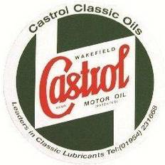 Castrol CASTROL CLASSIC Outdoor Vinyl Sticker Castrol Classic Bodywork Motorolie
