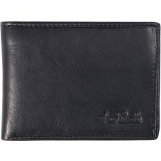 Small Wallet with Zip Pocket - Black