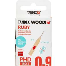 Tandex WOODI Mellemrums­børste RUBY 6