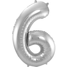 Folat Ballontal Sølv 6