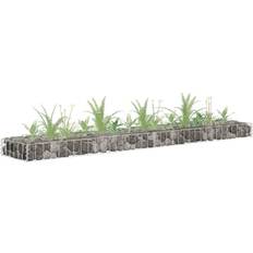 VidaXL Stål Krukker vidaXL gabion-højbed 180x30x10 galvaniseret Krukke