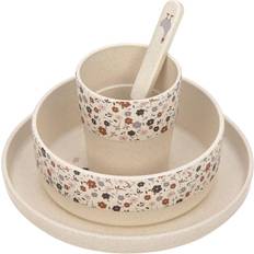 Lässig Kindergeschirr Set (Teller Schüssel Becher Löffel)