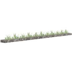 vidaXL gabion-højbed 450x30x10 galvaniseret Krukke