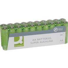 Q-CONNECT Super Alkaline AA-batterier 20 stk