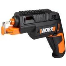 Worx batteri 4 Worx WX255, Skruemaskine, Pistolhåndtag, 1/4, Sort, Orange, 230 rpm, Batteri