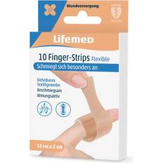 Chirurgisches Klebeband Lifemed Finger-Strips Flexible 12 x 2 cm 10x