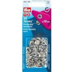 Prym 390 104 Druckknöpfe 10 mm Silber Glatte