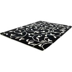 Sì Tappeti da bagno Etol Grow rug Black, White cm