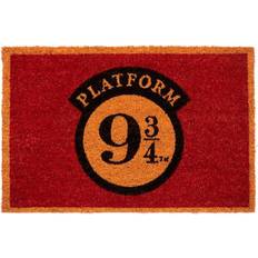 Naranja Alfombras Harry Potter Felpudo Plataforma 9 3/4 Rojo Beige 40 x 60 cm Naranja