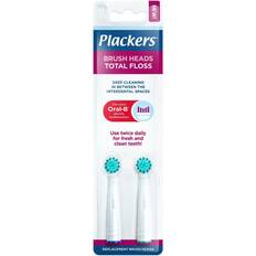 Tandborsthuvuden Plackers Total Floss Brush Heads 2-pack