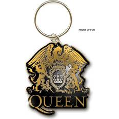 Queen Queen Gold Crest Keychain