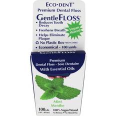 Flavoured Dental Floss & Dental Sticks Eco-Dent GentleFloss Premium Dental Floss Mint 100 Yards