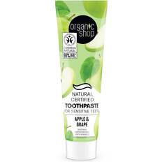 Pastas de dientes Organic Shop Toothpaste For Sensitive Teeth Apple & Grape 100