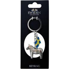 Sverige Souvenir Nyckelring 3D, Dalahäst