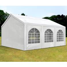 Partytelt 4 x 6 Toolport Partytelt PE-teltdug 4 x 6 m Hvid