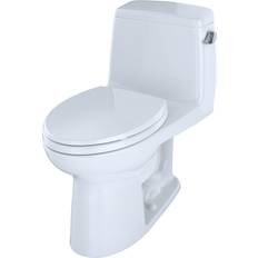 Toilets Toto UltraMax One-Piece Elongated Front Bowl with 1.6 GPF Single Flush and Right Hand Trip Lever, MS854114SLR#01