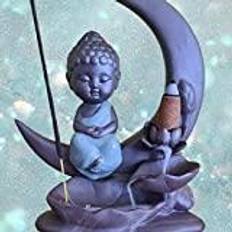 Aucune Incence Burner Buddha Moon 16.5X13X6Cm Dekorationsfigur