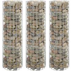 VidaXL Stål Krukker vidaXL rundt gabion-havebede 3 Krukke