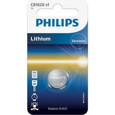 Batteri cr1620 Philips CR1620/00B Litium knappcellsbatterier CR1620 MINICELLS 3V