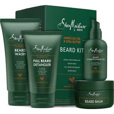 Shea Moisture Complete Beard Kit All Natural Ingredients Maracuja Oil Butter Beard Balm Beard Conditioning Oil Beard Wash Beard Det