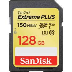 Sandisk sd card 128gb SanDisk Extreme PLUS 128GB SD UHS-I Memory Card