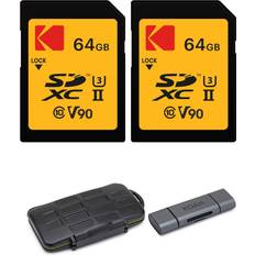 Kodak 64GB UHS-II U3 V90 Ultra Pro SDXC Memory Card