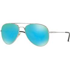 Sunglass Hut Sunglass Hut HU1001 Gunmetal/Green Water Mirror