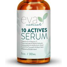 Eva Naturals 10 Actives Skin Serum 1oz Line, Dark Spot Remover 30ml