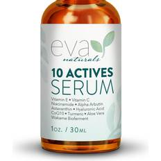 Eva Naturals 10 aktiva hudserum linje, mörk 30ml