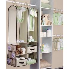 Beige Shelves Delta Children Hanging Shelf Organizers Cream Nursery Closet Organizer