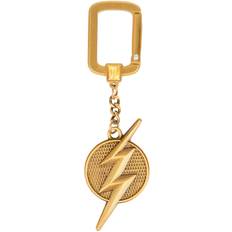 Flash Justice League Gold Logo Keychain
