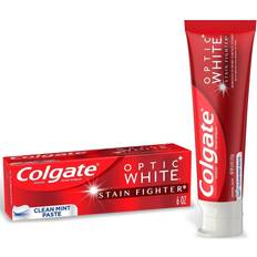 Dental Care Colgate Optic White Stain Fighter Whitening Toothpaste Clean Mint 6