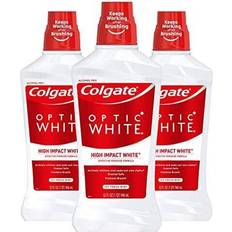 Colgate Mouthwashes Colgate Optic White Alcohol Free Whitening Mouthwash, 2% Hydrogen Peroxide, Fresh