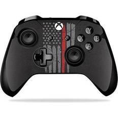 Gaming Accessories MightySkins for microsoft xbox controller thin red line protective, durable, and unique vinyl decal wrap cover easy to apply.