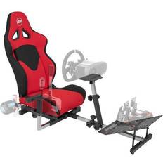 Controller & Console Stands GEN3 Racing Wheel Stand Cockpit Red on BLACK Fits All Logitech G923