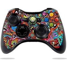 Xbox 360 Controller Decal Stickers MightySkins compatible with microsoft xbox 360 controller - acid trippy protective, vinyl decal wrap