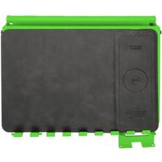 Media/Tech Holder with Universal Charging Pad, Green Green