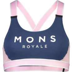 Yoga Reggiseni Mons Royale Stella X-Back Bra - Blue/Pink