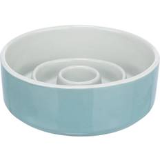 Hondenkommen en Voedseldispensers voor honden Huisdieren Trixie Slow Feeding Ceramic Bowl 0.9L/Ø 17cm