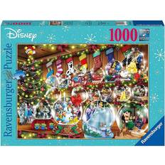 Jigsaw Puzzles Ravensburger Disney Christmas Snowglobe Paradise 1000 Pieces