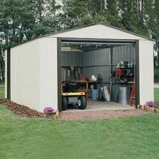 Outbuildings Rowlinson 12X10 Murryhill Metal Garage Almond