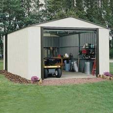 Outbuildings Rowlinson 31X12 Murryhill Metal Garage Almond