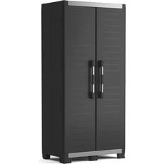 Argent Dépendances Keter Armoire Haute De Rangement XL 2 Portes