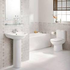 Ideal Standard Della Close-Coupled Toilet & Full Pedestal Basin