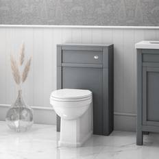 Avebury 500mm Grey Back to Wall Toilet Unit Only