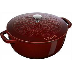 Staub 26cm Staub 26cm Round Cast Iron Lily French Grenadine