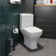 Ceramica Marseille Close Coupled Corner Toilet & Soft Close Seat