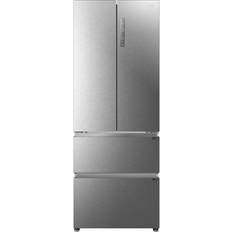 Haier Grey Fridge Freezers Haier HFR5719ENMP Platinum Grey, Silver